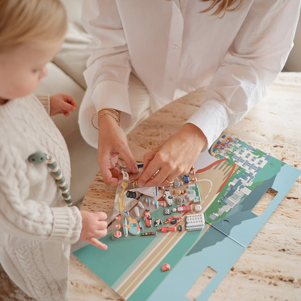 Reusable Sticker Set Race Cars