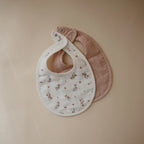 Bibs 2-pack Blush/ Pink Floral