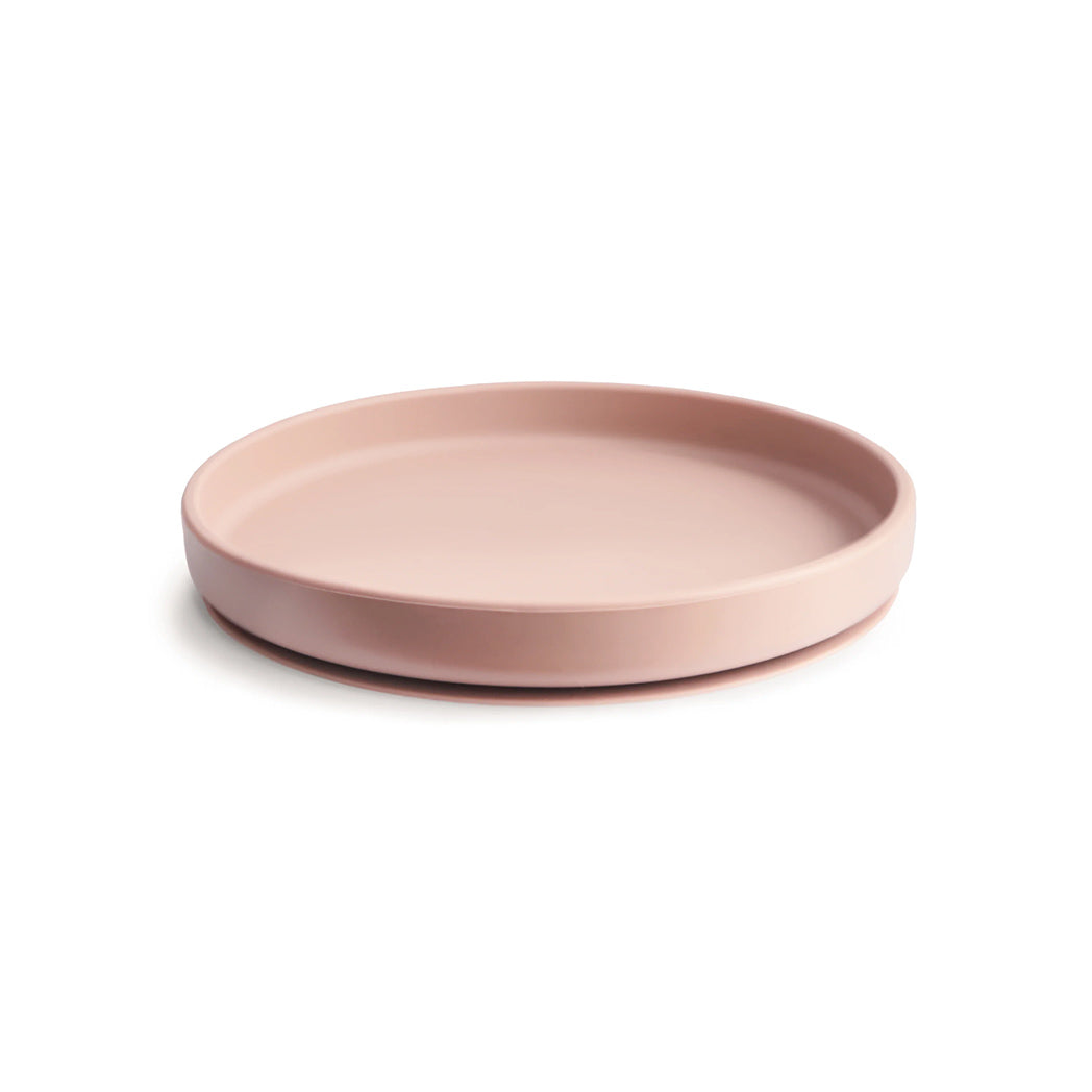 Mushie Baby Silikon Teller Blush mit Saugnapf bei Yay Kids