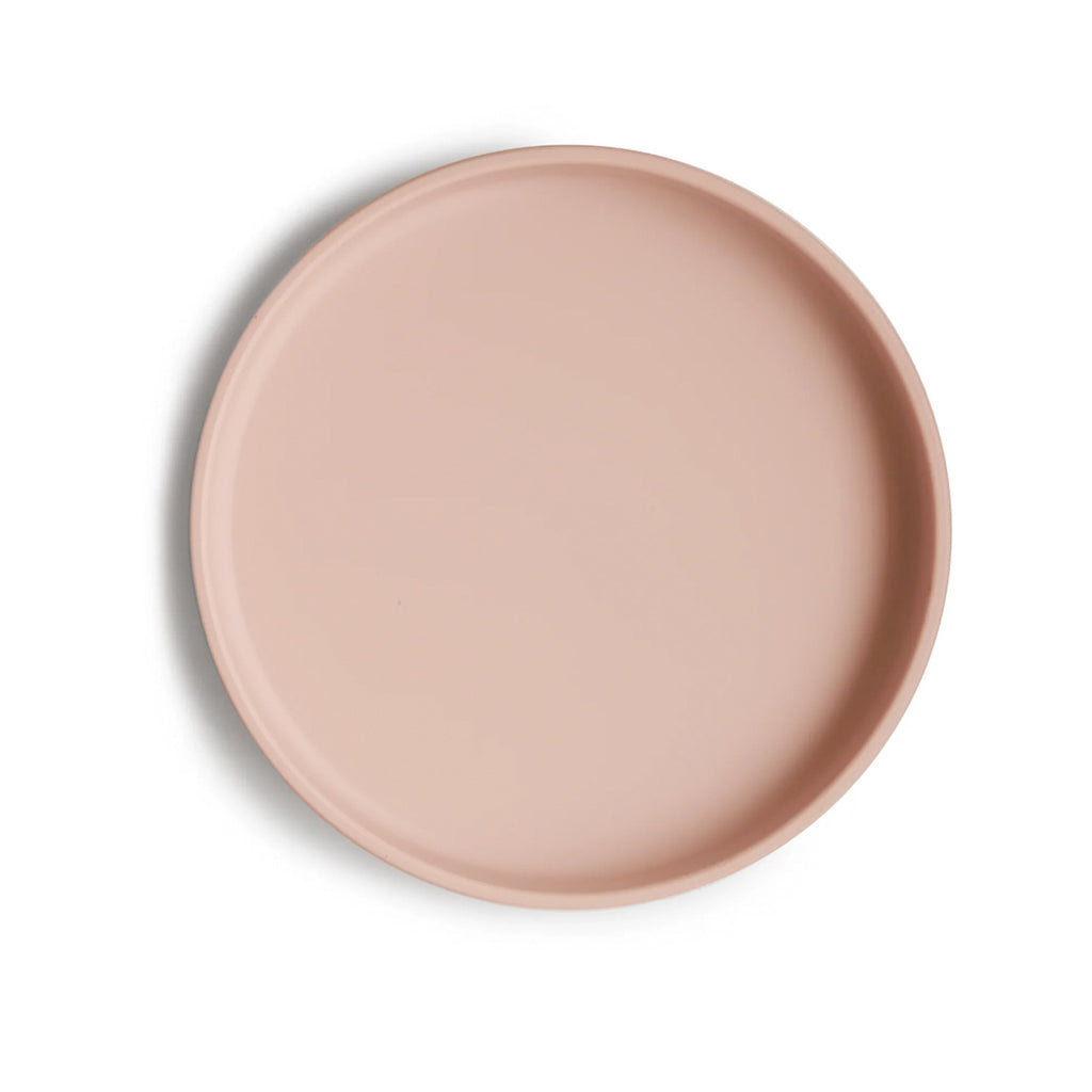 Mushie Kinder Silikon Teller Blush mit Saugnapf bei Yay Kids