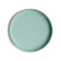 Mushie Silikon Teller Cambridge Blue mit Saugnapf bei Yay Kids