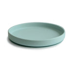 Mushie Baby Silikon Teller Cambridge Blue mit Saugnapf bei Yay Kids