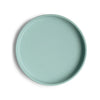 Mushie Silikon Teller Cambridge Blue mit Saugnapf bei Yay Kids