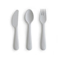 Mushie Kinder Plastik Besteck Set Cloud bei Yay Kids