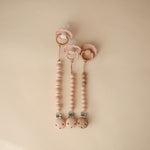 Mushie Baby Silikon Schnullerkette Hera Blush bei Yay Kids