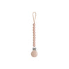 Mushie Baby Silikon Nuggikette Hera Blush bei Yay Kids