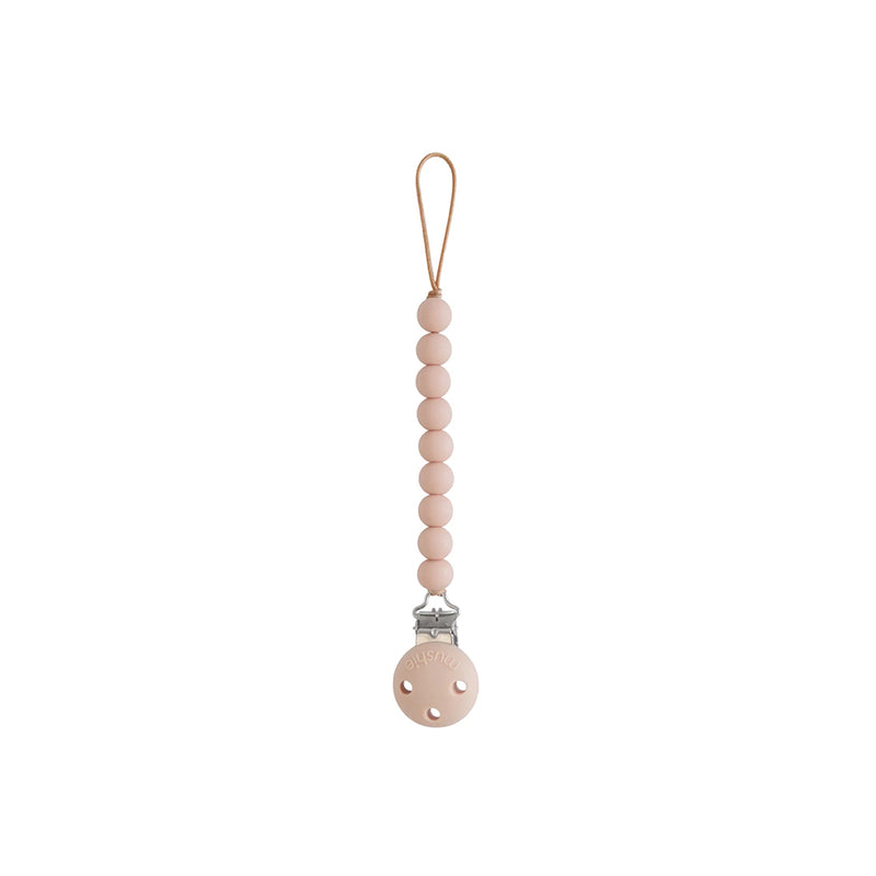 Mushie Baby Silikon Nuggikette Hera Blush bei Yay Kids
