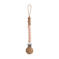 Mushie Baby Schnullerkette Eva Blush bei Yay Kids