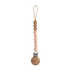 Mushie Baby Schnullerkette Eva Blush bei Yay Kids