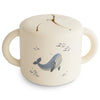 Mushie Baby Silikon Snack Cup Whales bei Yay Kids