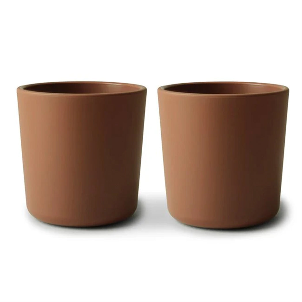 Mushie Kinder Becher Set Karamell bei Yay Kids