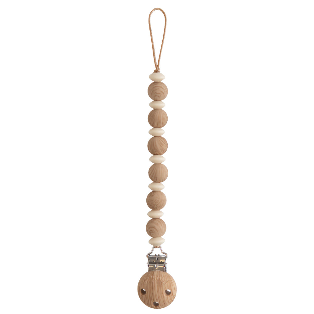 Schnullerkette Luna Faux Wood
