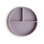 Silicone Divider Suction Plate Soft Lilac