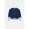 My Little Cozmo Color Block Tricot Cardigan Blau und Grau bei Yay Kids