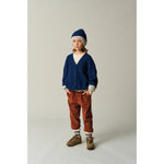 My Little Cozmo Color Block Tricot Cardigan Blau und Grau bei Yay Kids