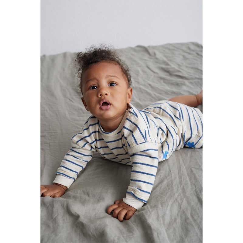 My Little Cozmo Baby Crepe Shorts Elio Blue Stripes bei Yay Kids