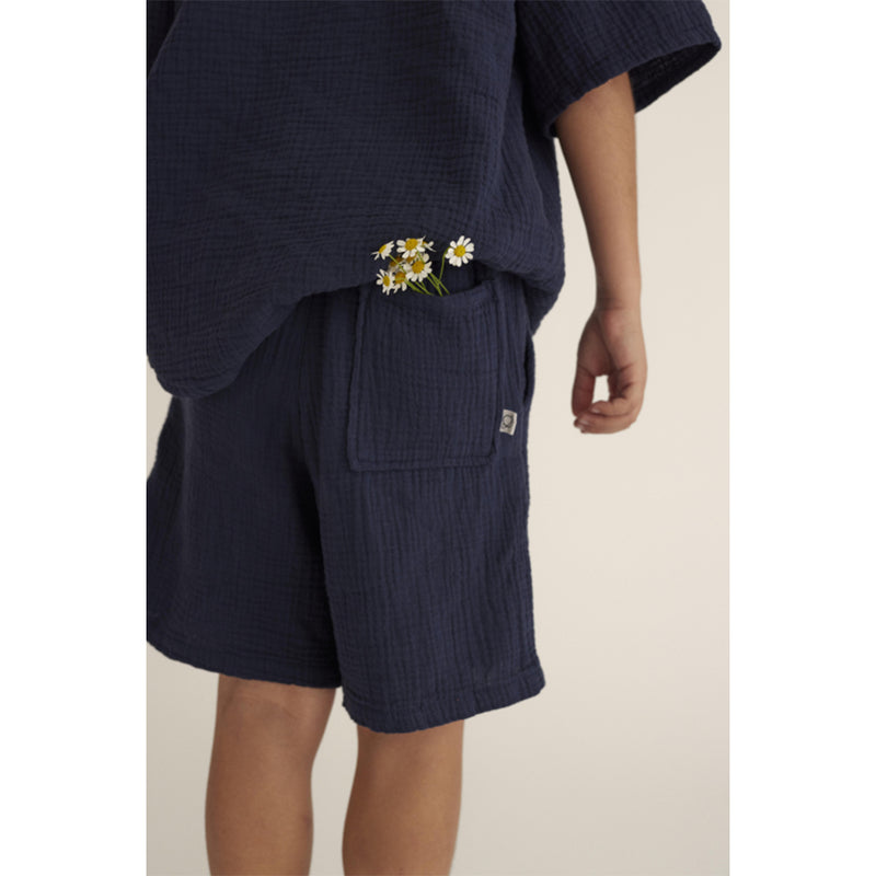 My Little Cozmo Muslin Bermuda Shorts Alex Sky Blue bei Yay Kids