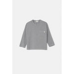 My Little Cozmo  Kinder Pullover in Grau mit blauen Streifen bei Yay Kids