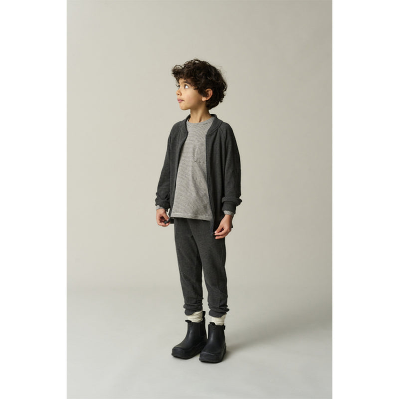 My Little Cozmo  Kinder Pullover in Grau mit blauen Streifen bei Yay Kids