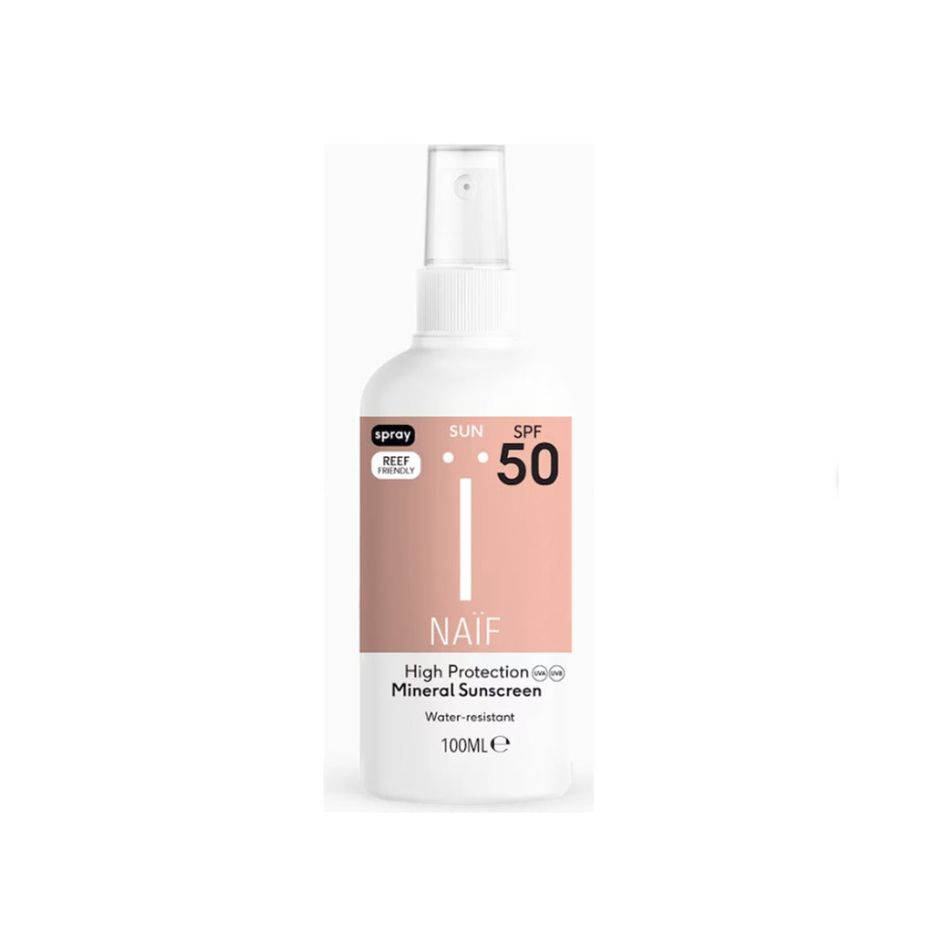 Naïf Natürlicher Mineralischer Sonnenspray SPF50 bei Yay Kids