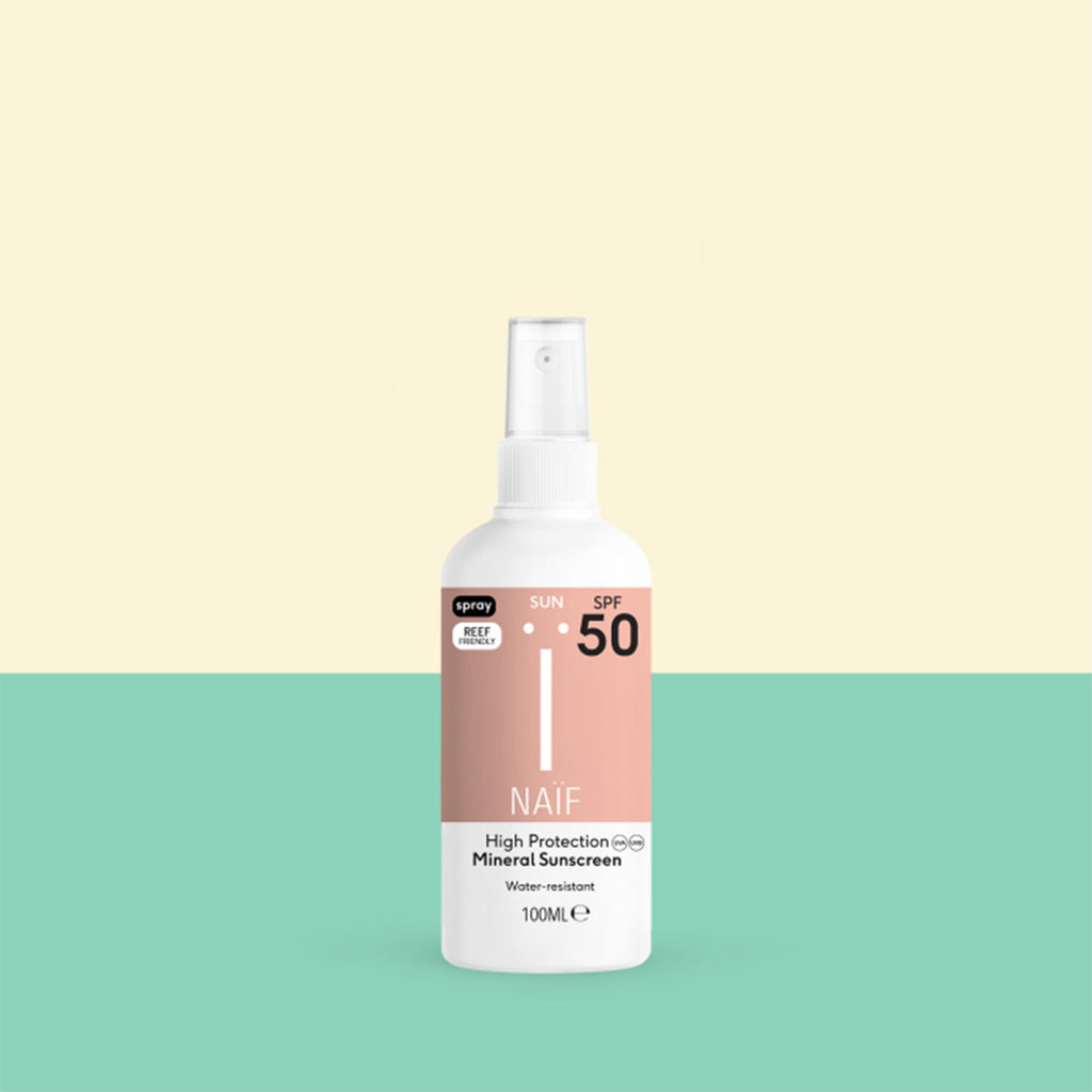 Naïf Natürlicher Mineralischer Sonnenspray SPF50 bei Yay Kids