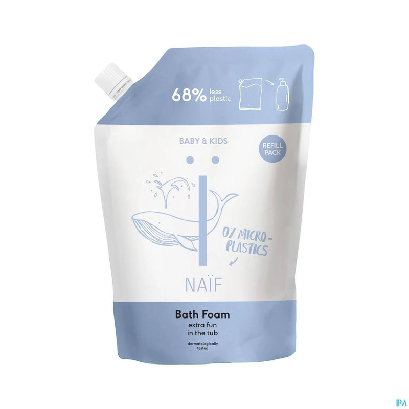 Naïf Baby & Kinder Badeschaum Nachfüllpackung 500ml bei Yay Kids