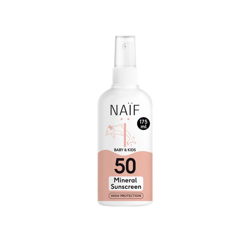 Naïf Natürlicher Mineralischer Kinder Sonnenspray SPF50 bei Yay Kids