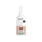 Naïf Natürlicher Kinder Sonnenspray Ohne Parfüm SPF50 bei Yay Kids