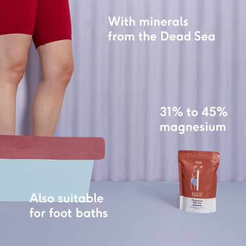 Naïf Schwangerschafts Badesalz Magnesium 500g bei Yay Kids