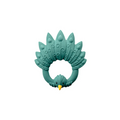 Teething Ring Natural Rubber Peacock