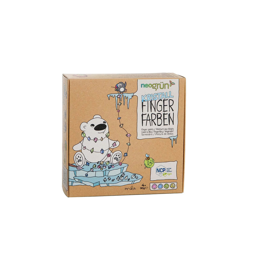 Neogrün Kinder Neogrün Kristall-Fingerfarben Set “Mika” bei Yay Kids
