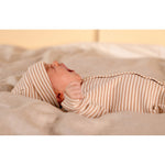 Nixnut Baby Organic Tof Onesie Caramel Stripe bei Yay Kids