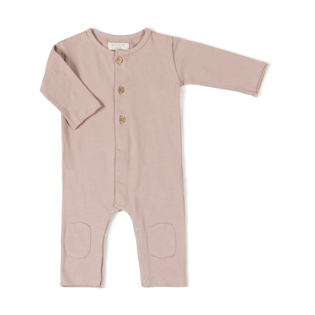 Nixnut Baby Butt Onesie Old Pink aus Bio Bauwolle bei Yay Kids