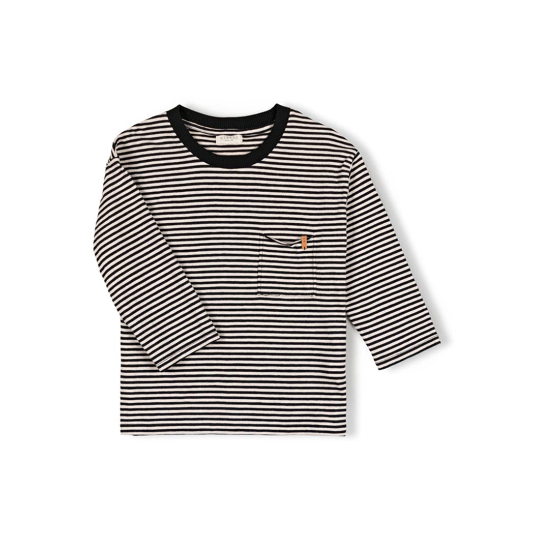 Nixnut Kinder Drop Langarm Shirt Black Stripe bei Yay Kids