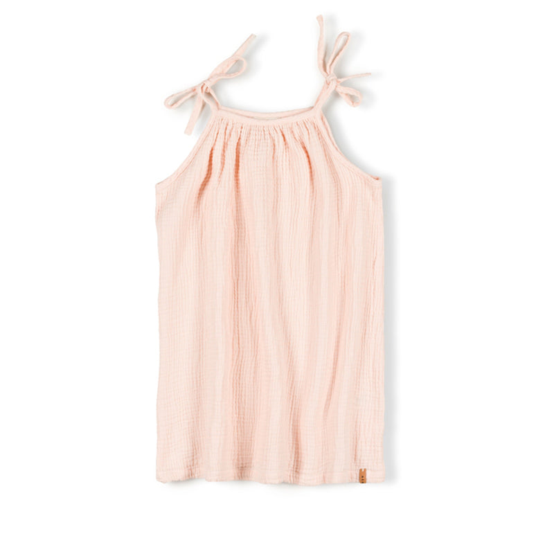 Nixnut Mädchen Musselin Kleid Loop Blush bei Yay Kids