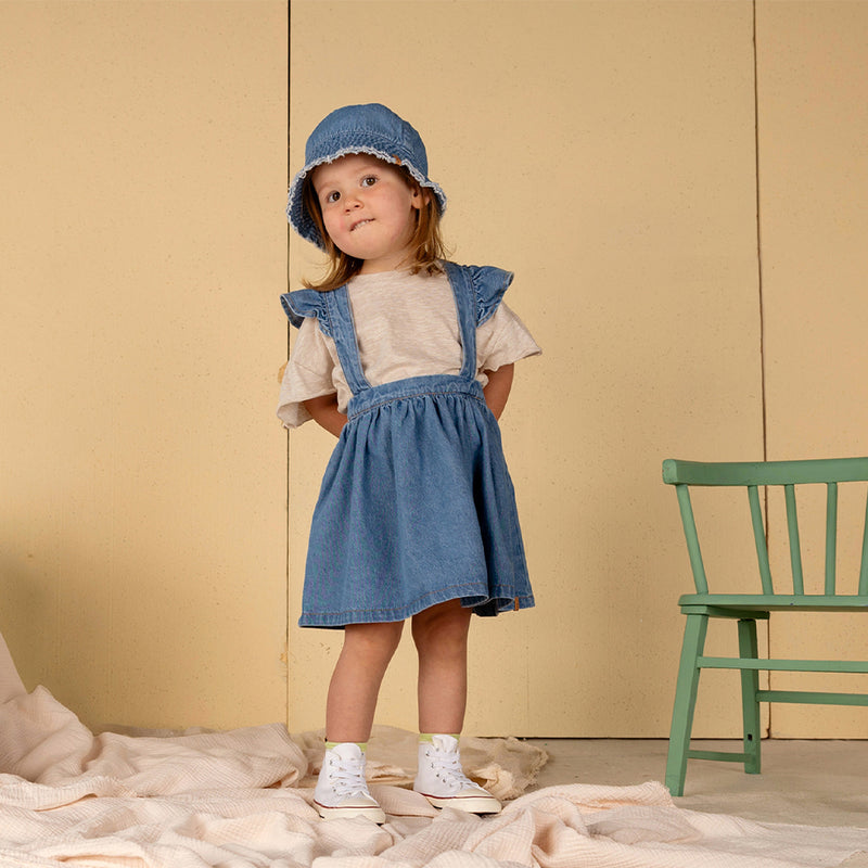 Nixnut Fly Mädchen T-Shirt Beige bei Yay Kids