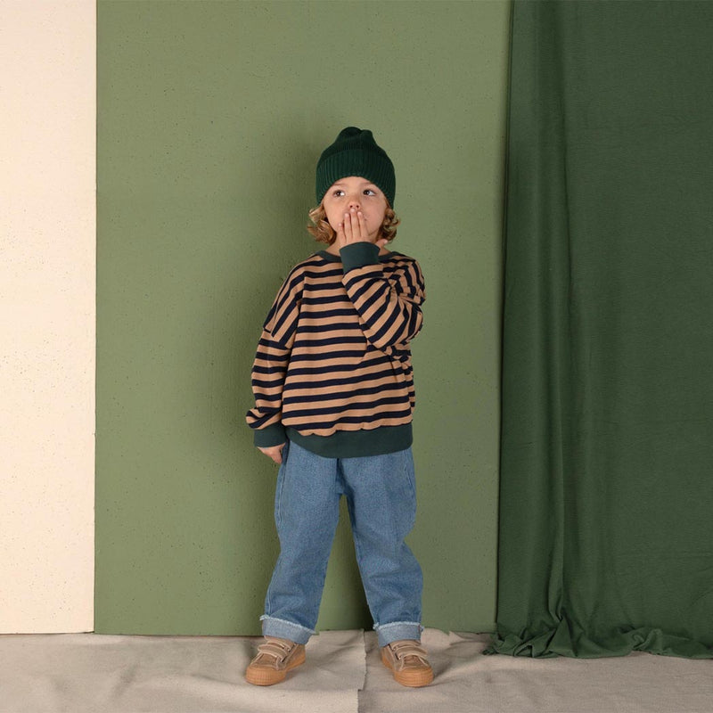 Nixnut Rel Pullover Navy Stripe bei Yay Kids