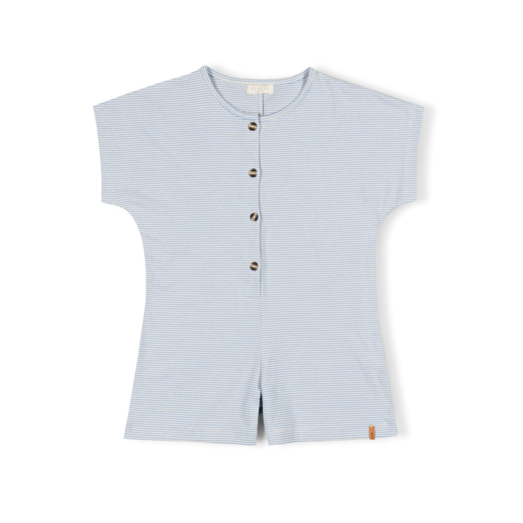 Nixnut Kinder Sommer Row Einteiler Sky Stripe bei Yay Kids