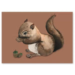 Nuukk Postkarte Eichhörnchen bei Yay Kids