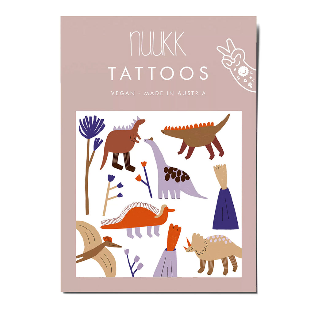Nuukk Vegane Kinder-Tattoos Dino-Crew bei Yay Kids