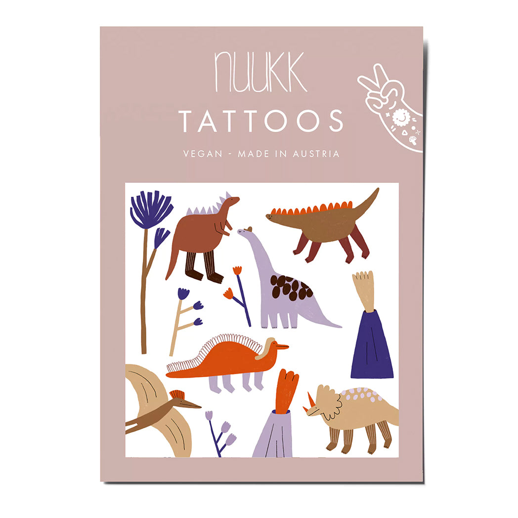 Nuukk Vegane Kinder-Tattoos Dino-Crew bei Yay Kids