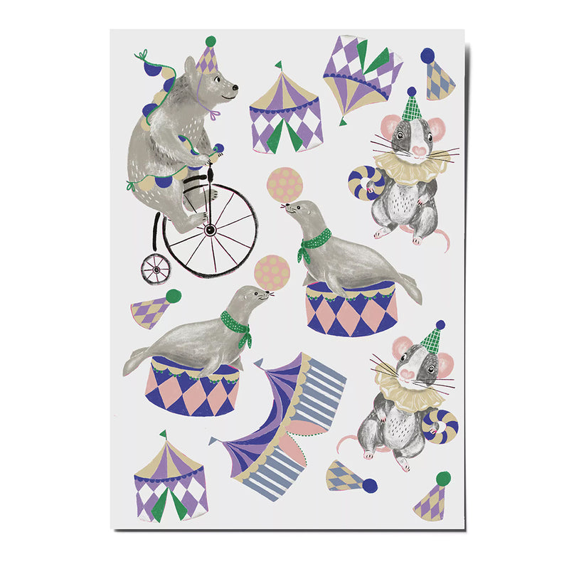 Nuukk Vegane Kinder-Tattoos Zirkus bei Yay Kids