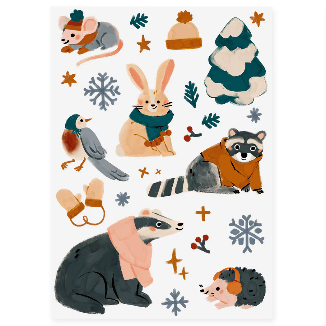 Nuukk Winter Postkarte Hats and Gloves bei Yay Kids
