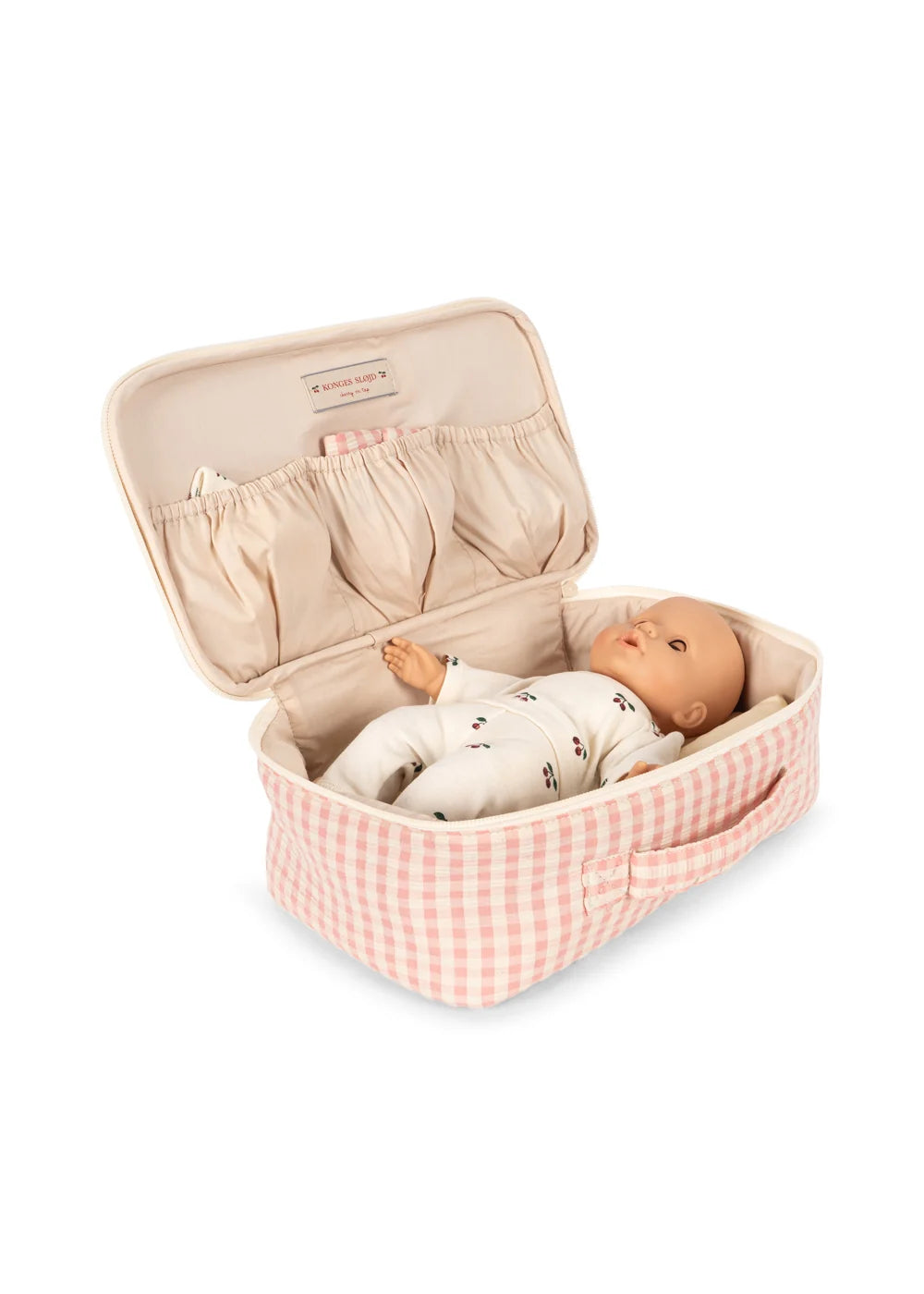 Baby Puppenset Pink Check