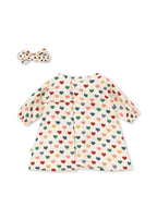 Puppenkleider Set coeur coloré