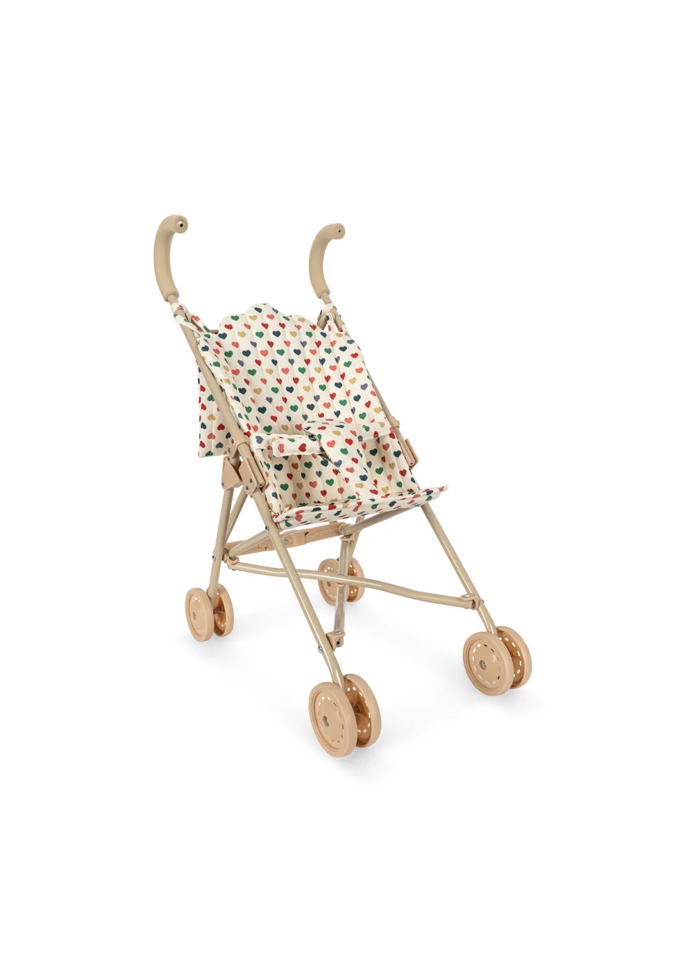 Puppenwagen coeur coloré