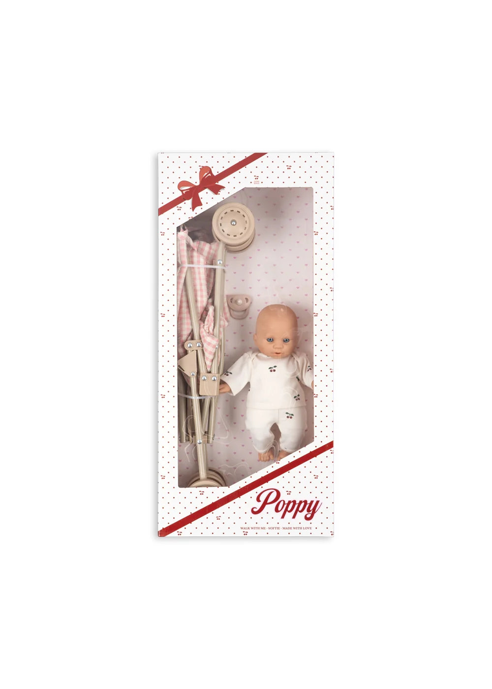 Poppy Puppenwagen Set mit Puppe