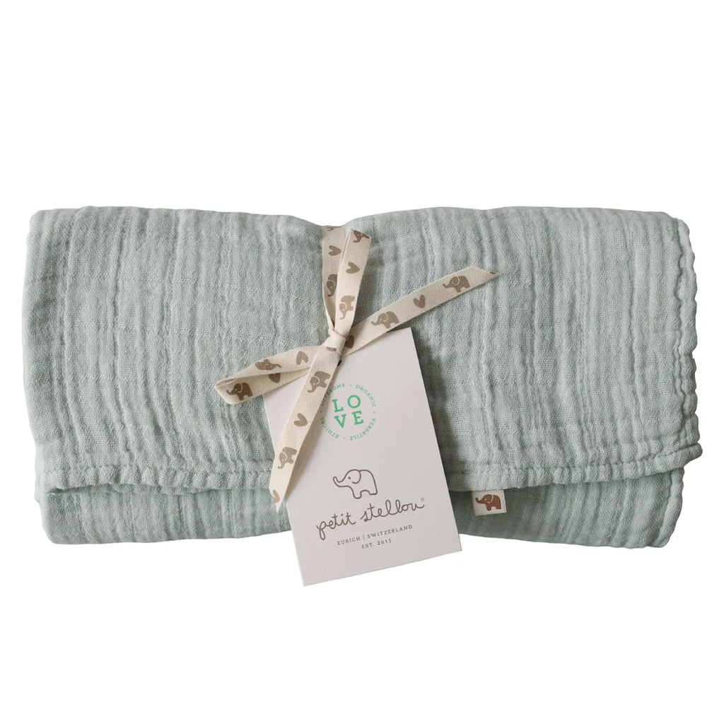 Mulltuch Nooshi Blanket Seafoam