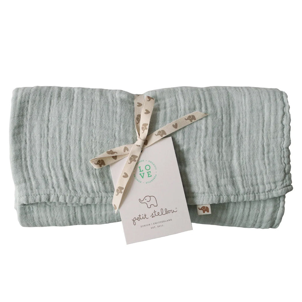 Mulltuch Nooshi Blanket Seafoam