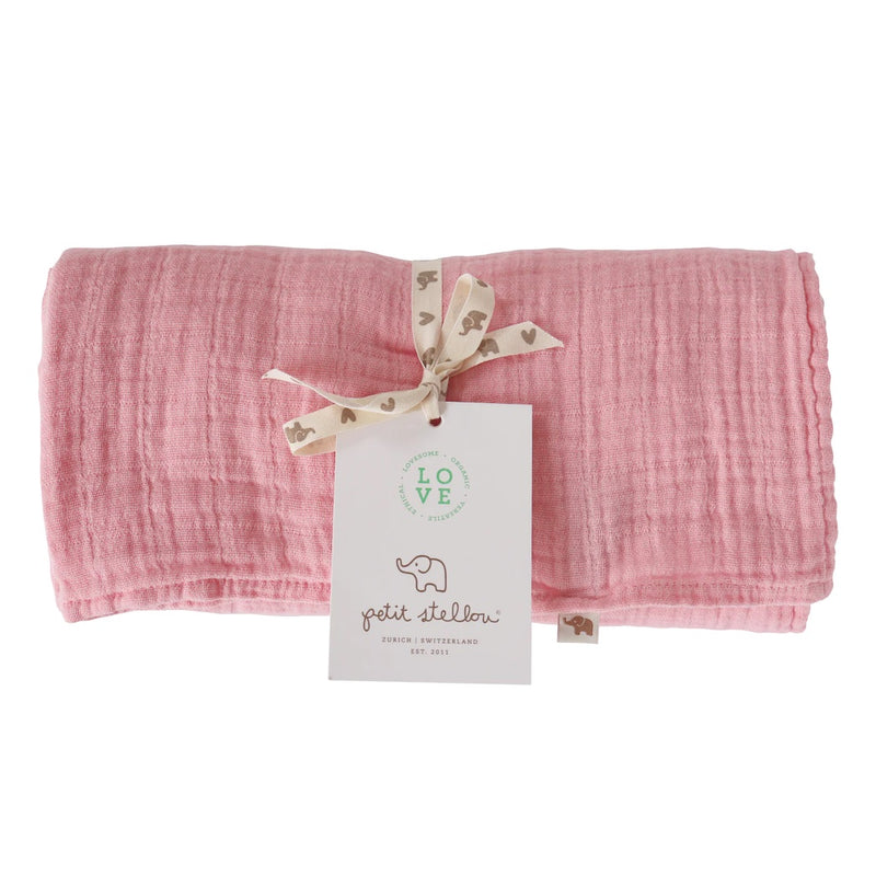 Petit Stellou Baby Nooshi Blanket Bubblegum bei Yay Kids